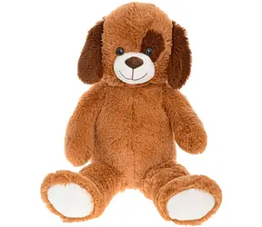 PLUSH FRIENDS Plyšový pes tmavo hnedý / 80 cm / od 0 mesiacov