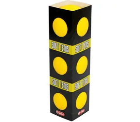 EFKO Loptičky na soft tenis žlté / 3 ks / Penové / O 6,5 cm