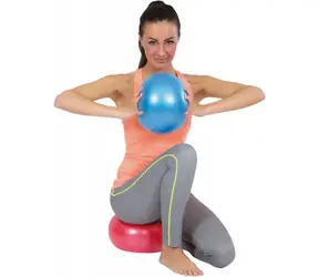 Merco FitGym overball 20 cm čierny / Lopta / Fitness a rehabilitácia / Pružné PVC
