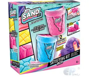 Epee Kreatívna sada So Sand / 2 tégliky s doplnkami / 6 farieb / 6+