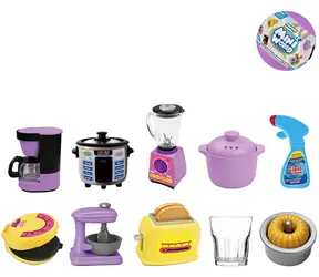 MAC TOYS Mini WORLD Domáce spotrebiče / Zberateľská miniatúra / náhodný druh / plast / od 6 rokov
