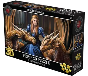 Prime 3D Puzzle Dračia kráľovná / 100 dielikov / 3D efekt / 31 x 23 cm