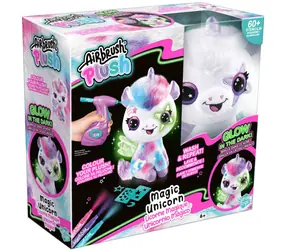 Epee Airbrush sada Jednorožec svietiaci v tme / Plyš + plast / 25 cm / od 6 rokov