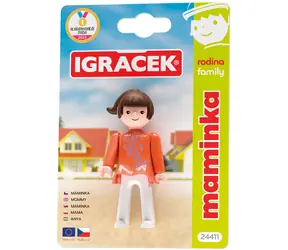 EFKO Kĺbová figúrka Igráček Mamička / edícia Rodina / výška 7,5 cm / od 3 rokov