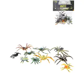 Orion Figúrky pavúky mix / 10 ks / plast / 6 cm / od 3 rokov