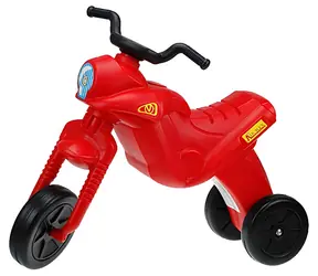 MAD Odrážadlo Enduro Maxi červená / nosnosť 25 kg / výška sedadla 33 cm / plast / od 20 mesiacov