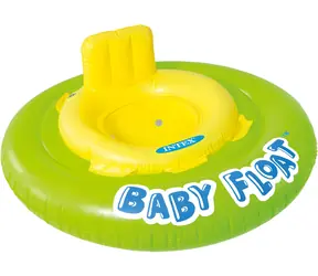 INTEX Nafukovací kruh Baby žltozelený / 76 cm / nosnosť 15 kg / od 12 mesiacov