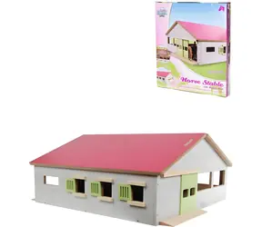 KIDS GLOBE Stajňa pre kone drevená / 62 × 56 cm / od 3 rokov