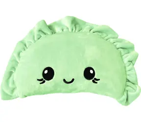 Plyšový vankúšik Knedlička zelená / 35 cm / Plyš