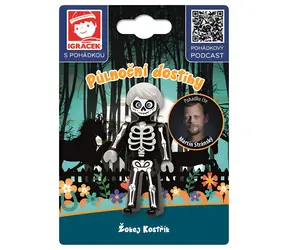 EFKO Igráček Džokej Kostrik S rozprávkou Polnočné dostihy / Figúrka na karte / plast / 7,5 cm / 3+