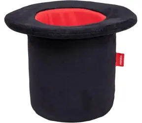 MORAVSKÁ ÚSTREDŇA Klobúk kúzelníka Pokustóna 15 cm / Plyš / licencia Bob a Bobek / od narodenia