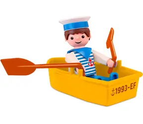 EFKO Figúrka Igráček Námorník / Kolekcia Povolanie / S lodičkou a páčkami / 7,5 cm / od 3 rokov