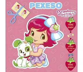 AKIM Pexeso Jahôdka (Strawberry Shortcake) / Maxi kartičky / 6,5 x6, 5 cm / od 3 rokov