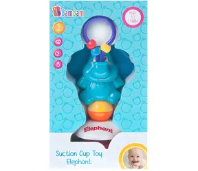BAM BAM Hrkálka slon s prísavkou / Hrkálka pre dojčatá / plast / od 3 mesiacov