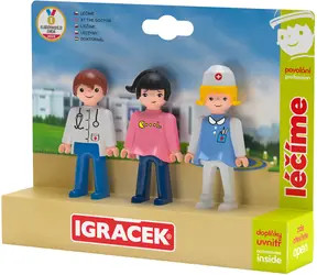 EFKO Igráček Trio Liečime sa / Sada 3 figúrok s doplnkami / Plast / od 3 rokov