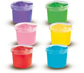 SES Creative Prstové farby / 6x 110 ml / 6 farieb / od 2 rokov