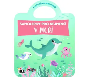 JIRI MODELS Samolepková knižka V mori / 12 farebných strán / 45+ samolepiek
