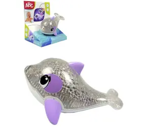 Simba ABC Delfín trblietavý / Hračka do vane / Svieti pod vodou / Dotykový senzor / 14 cm / na batérie