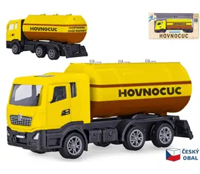 Kanalizačné vozidlo na spätný chod kovový / Hračka / kov, plast / 12 cm / od 3 rokov
