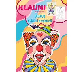 AKIM Omaľovánky Didaco Klauni / 15 x 21 cm / 16 strán / od 3 rokov