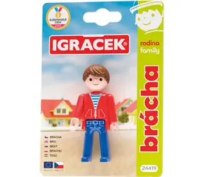 EFKO Figúrka Igráček Rodina Brácha / Kĺbová / 7,5 cm / od 3 rokov
