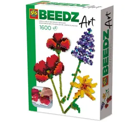 SES Creative Zažehľovacie korálky Beedz Art Lúčne kvety / 1600 ks / 3D efekt / od 12 rokov