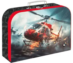 OXYBAG Kufrík Hasiči / Detský kufrík / lamino / 34 × 23 × 10 cm