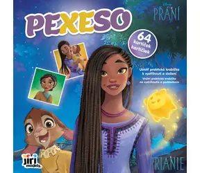 JIRI MODELS Pexeso v zošite Disney Prianie / 64 kartičiek / Krabička na vystrihnutie / 4 listy na vyfarbenie