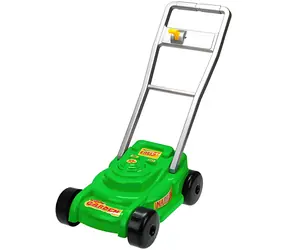 Detská kosačka na trávu zelená / Hračka / Plast / 56 cm / od 3 rokov