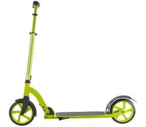 CRIVIT Kolobežka Big Wheel limetková / veľkosť kolies 8" / skladacia / nosnosť 100kg / od 10 rokov
