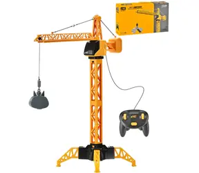 WIKY Žeriav vežový žltý / 71 cm / káblové ovládanie / otočný 360° / na batérie 3x AA / od 3 rokov