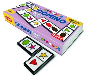 EFKO Domino Náučné farby a tvary / Spoločenská hra / Predškoláci