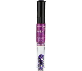 LUKKY Lak na nechty detský zlupovací Karmínová / Trblietky 1,5 g / 6 ml / od 5 rokov