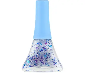 LUKKY Lak na nechty fialovo-bielo-modrý / Zlupovací / S hviezdičkami / 5,5 ml / od 5 rokov