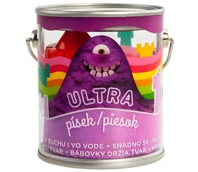 ULTRA Kinetický piesok / 120 g / s formičkou / mix farieb / od 3 rokov