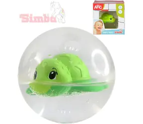 Simba Korytnačka plávajúca v guli ABC / Kúpacia hračka / 8 cm