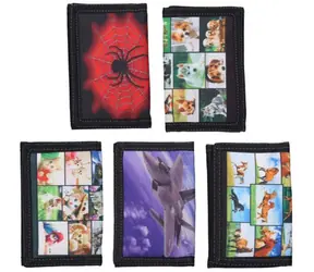 WIKY Detská peňaženka s obrázkom / Polyester / Rozkladacia / 25 x 12,5 cm