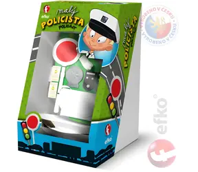 EFKO Hrací set Malý policajt / Čiapky, odznak, putá a tlačivá / od 5 rokov