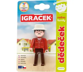 EFKO Igráček Dedko / Edícia Rodina / Kĺbová figúrka / Na karte / od 3 rokov
