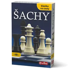 EFKO Šach na cesty / Cestovné prevedenie / Kartón / 2 hráči / od 6 rokov