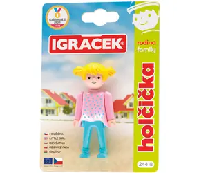 EFKO Figúrka Igráček Rodina Dievčatko / Kĺbová / 7,5 cm / od 3 rokov