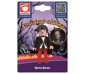 EFKO Igráček Upírka Dorota, Strašidelná akadémia / Postavička s rozprávkou na karte / plast / 7,5 cm / od 3 rokov