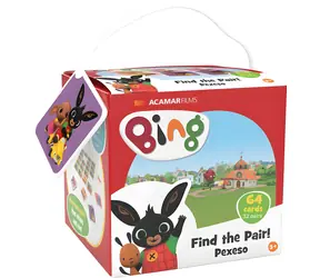 JIRI MODELS Pexeso na cesty Králiček Bing / 64 kartičiek / Krabička / Omaľovánka