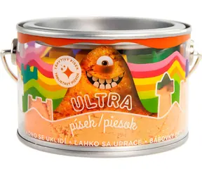 Epee Trblietavý kinetický piesok ULTRA oranžová / 200 g / 5 formičiek / od 3 rokov