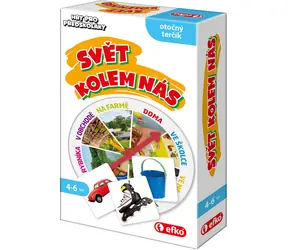 EFKO Komunikačná hra Svet okolo nás / Spoločenská hra / 27 kartičiek / 2+ hráči / od 3 rokov