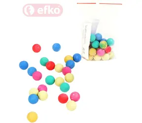 EFKO Guličky pastelové nerozbitné / 20 ks / O 15 mm / Ťažký plast / od 3 rokov