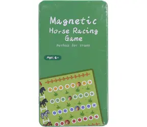 WIKY Hra Konské dostihy v plechovej krabičke / Spoločenská hra / Magnetická / Cestovné / 6+