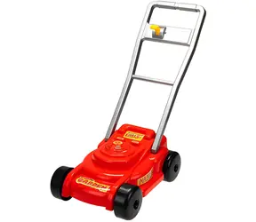 Detská kosačka na trávu červená / Hračka / Plast / 56 cm / od 3 rokov