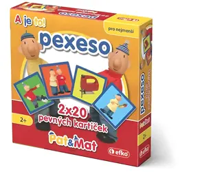 EFKO Pexeso Pat a Mat v krabičke / Pexeso / 20 dvojíc / od 2 rokov
