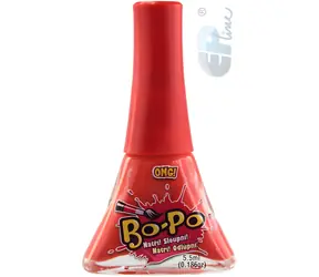 BO-PO Lak na nechty OMG! červený / 5,5 ml / od 3 rokov